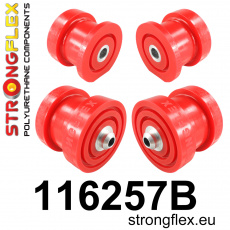116257B: Strongflex Sada silentbloků zadního nosníku