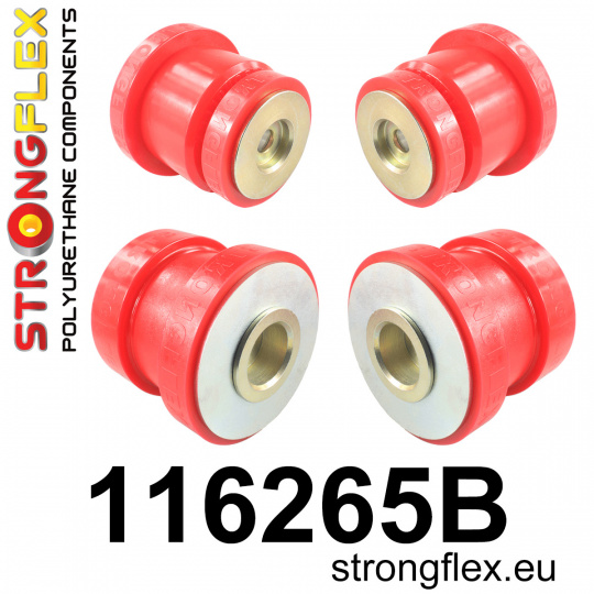 116265B: Strongflex Sada silentbloků zadního nosníku