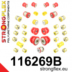 116269B: Strongflex Kompletní sada polyuretanových silentbloků pro zavěšení
