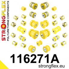 116271A: Strongflex Kompletní sada polyuretanových silentbloků pro zavěšení varianta SPORT