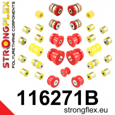 116271B: Strongflex Kompletní sada polyuretanových silentbloků pro zavěšení