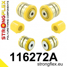 116272A: Strongflex Sada silentbloků předního zavěšení varianta SPORT