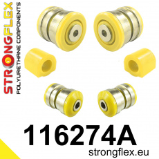 116274A: Strongflex Sada silentbloků předního zavěšení varianta SPORT