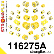 116275A: Strongflex Kompletní sada polyuretanových silentbloků pro zavěšení varianta SPORT