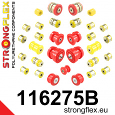 116275B: Strongflex Kompletní sada polyuretanových silentbloků pro zavěšení