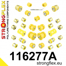 116277A: Strongflex Kompletní sada polyuretanových silentbloků pro zavěšení varianta SPORT