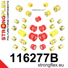 116277B: Strongflex Kompletní sada polyuretanových silentbloků pro zavěšení