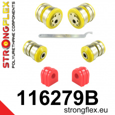 116279B: Strongflex Sada silentbloků předního zavěšení