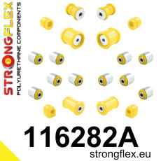 116282A: Strongflex Kompletní sada polyuretanových silentbloků pro zavěšení varianta SPORT