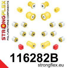 116282B: Strongflex Kompletní sada polyuretanových silentbloků pro zavěšení