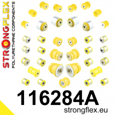 116284A: Strongflex Kompletní sada polyuretanových silentbloků pro zavěšení AMG varianta SPORT