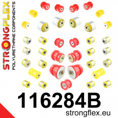 116284B: Strongflex Kompletní sada polyuretanových silentbloků pro zavěšení AMG