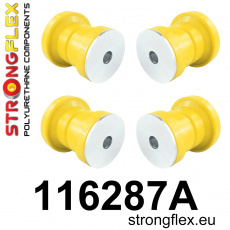 116287A: Strongflex Sada silentbloků předního nosníku varianta SPORT