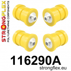 116290A: Strongflex Sada silentbloků zadního nosníku varianta SPORT