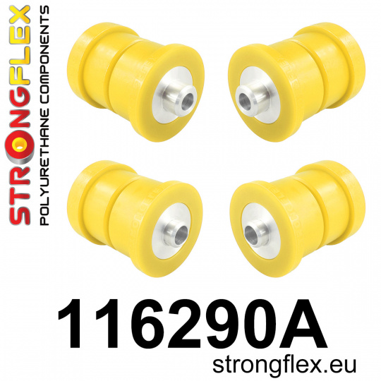 116290A: Strongflex Sada silentbloků zadního nosníku varianta SPORT