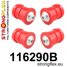 116290B: Strongflex Sada silentbloků zadního nosníku