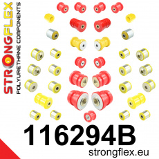 116294B: Strongflex Kompletní sada polyuretanových silentbloků pro zavěšení