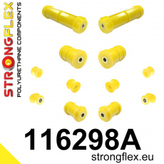 116298A: Strongflex Sada silentbloků předního zavěšení varianta SPORT