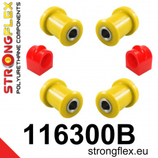 116300B: Strongflex Sada silentbloků zadního zavěšení