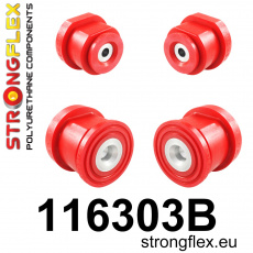 116303B: Strongflex Sada silentbloků zadního nosníku