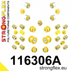 116306A: Strongflex Kompletní sada polyuretanových silentbloků pro zavěšení varianta SPORT