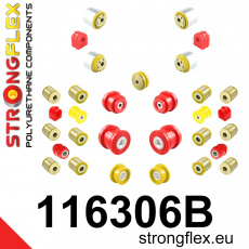 116306B: Strongflex Kompletní sada polyuretanových silentbloků pro zavěšení