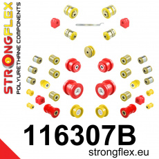 116307B: Strongflex Kompletní sada polyuretanových silentbloků pro zavěšení