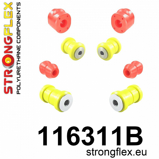 116311B: Strongflex Sada silentbloků předního zavěšení 116311B: Strongflex Sada silentbloků předního zavěšení