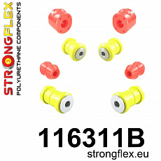 116311B: Strongflex Sada silentbloků předního zavěšení 116311B: Strongflex Sada silentbloků předního zavěšení