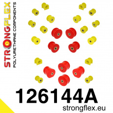 126144A: Strongflex Kompletní sada silentbloků pro zavěšení varianta SPORT
