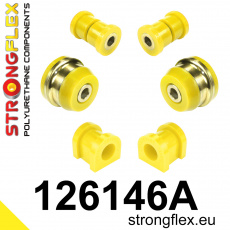 126146A: Strongflex Sada silentbloků předního zavěšení varianta SPORT