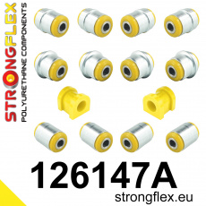 126147A: Strongflex Sada silentbloků zadního zavěšení varianta SPORT