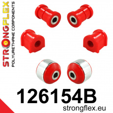 126154B: Strongflex Sada silentbloků předního zavěšení 126154B: Strongflex Sada silentbloků předního zavěšení