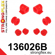 136026B: Strongflex Sada silentbloků předního stabilizátoru
