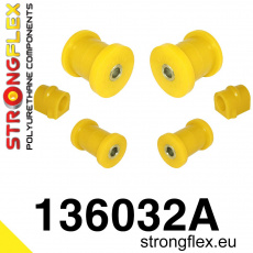 136032A: Strongflex Sada silentbloků předního zavěšení varianta SPORT