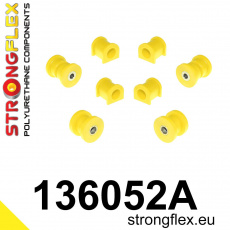 136052A: Strongflex Sada silentbloků předního zavěšení varianta SPORT