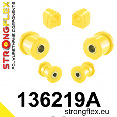 136219A: Strongflex Sada silentbloků předního zavěšení varianta SPORT