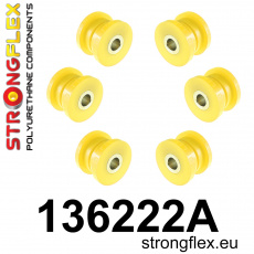 136222A: Strongflex Sada silentbloků předního nosníku varianta SPORT