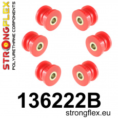 136222B: Strongflex Sada silentbloků předního nosníku