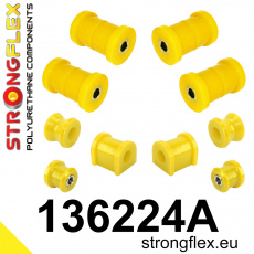 136224A: Strongflex Sada silentbloků zadního zavěšení varianta SPORT