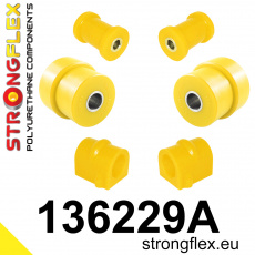 136229A: Strongflex Sada silentbloků předního zavěšení varianta SPORT