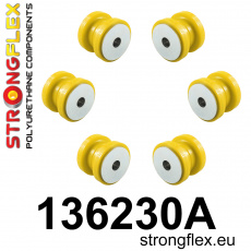 136230A: Strongflex Sada silentbloků předního nosníku varianta SPORT