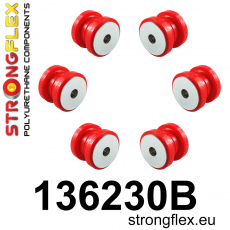 136230B: Strongflex Sada silentbloků předního nosníku