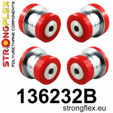 136232B: Strongflex Sada silentbloků zadního nosníku