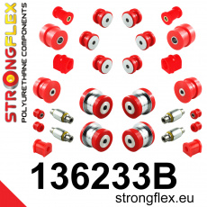 136233B: Strongflex Kompletní sada polyuretanových silentbloků pro zavěšení