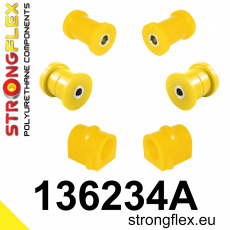 136234A: Strongflex Sada silentbloků předního zavěšení varianta SPORT