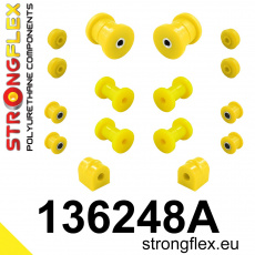 136248A: Strongflex Sada silentbloků zadního zavěšení varianta SPORT 136248A: Strongflex Sada silentbloků zadního zavěšení varianta SPORT