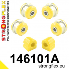 146101A: Strongflex Sada silentbloků předního zavěšení varianta SPORT