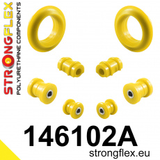 146102A: Strongflex Sada silentbloků předního zavěšení varianta SPORT