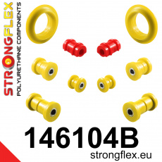 146104B: Strongflex Sada silentbloků předního zavěšení a zadního nosníku